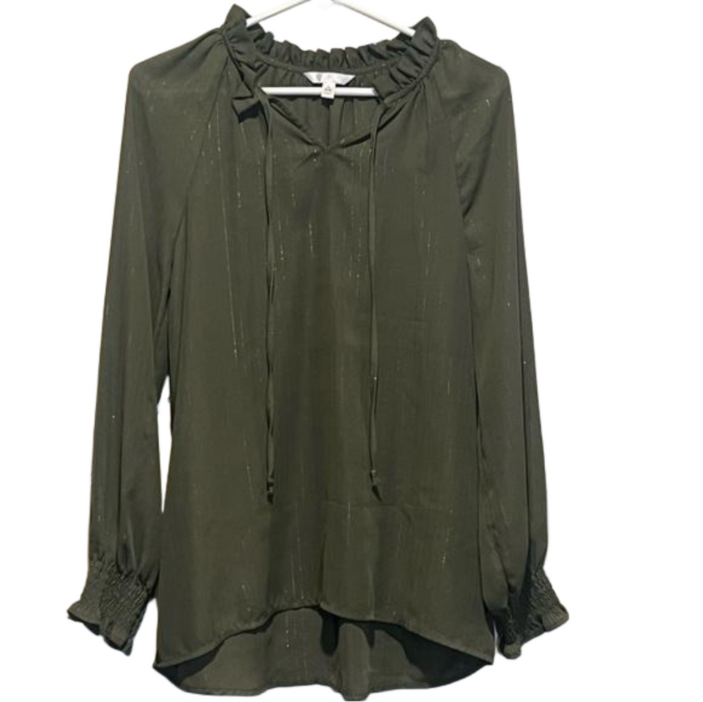 TIME AND TRU green blouse size small
